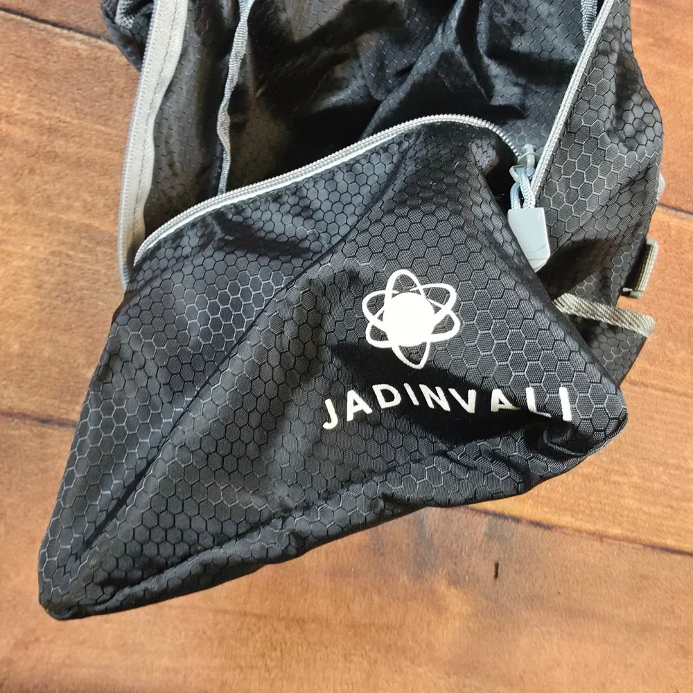 Jadinvali Foldable Backpack Mens Womens OS Black Excellent Ripstop Honeycomb Bag